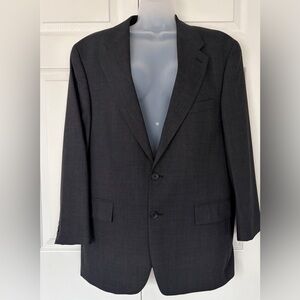 Chaps Ralph Lauren 100% Wool Blazer Sport Jacket Coat Size 43 Regular Gray